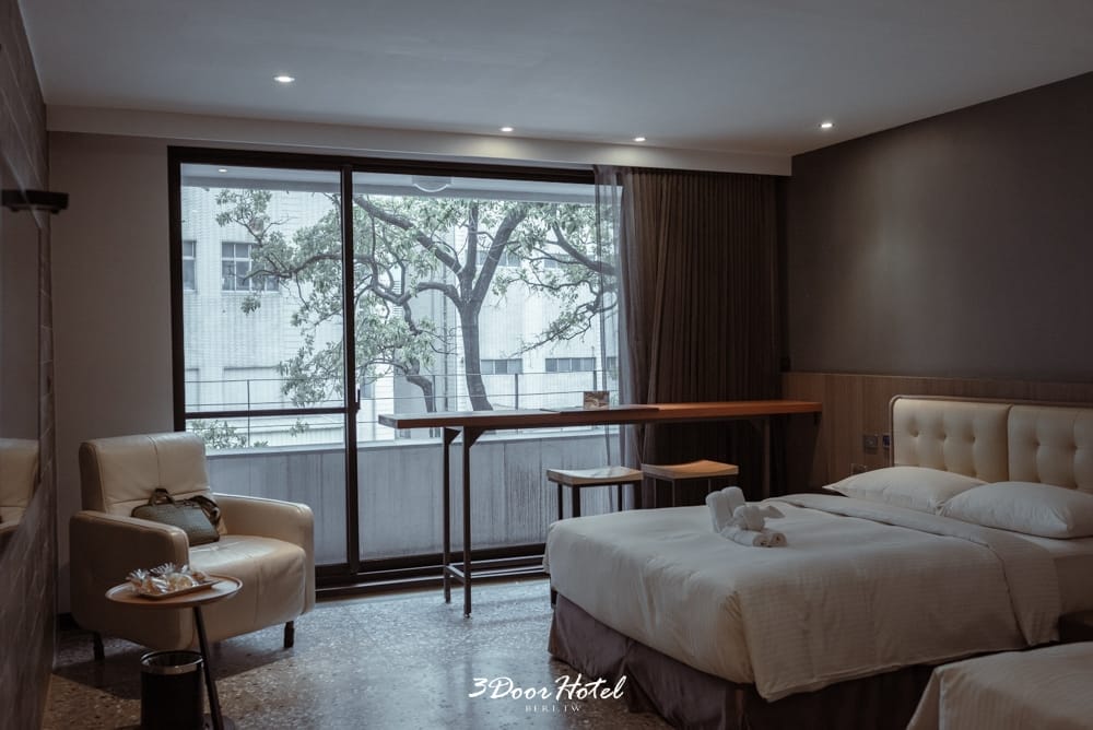 【台南飯店】三道門建築文創旅店，復古文青風格台南住宿