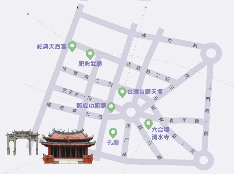 台南廟宇 台南住宿推薦 台南中西區住宿