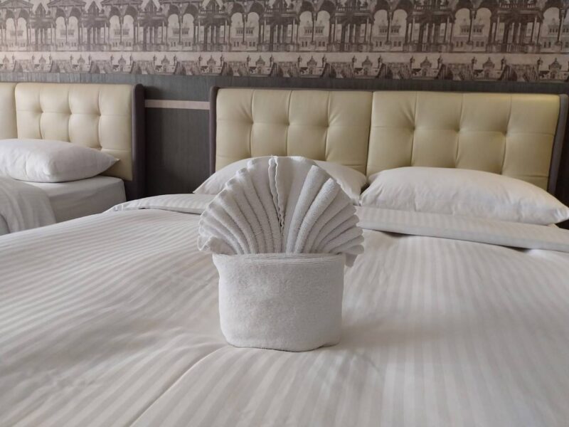 扇貝花 藝術毛巾 三道門旅店