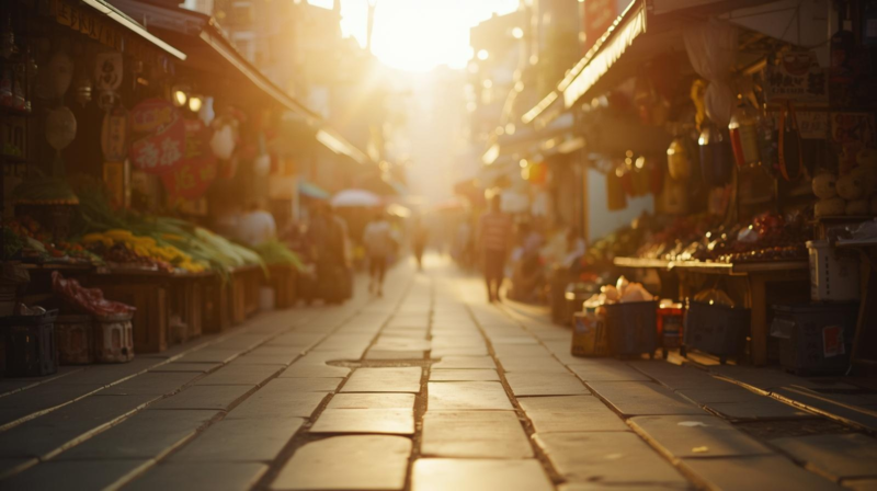 台南傳統市場清晨氛圍，三道門旅店 Market Vogue 旗艦企劃台南市場散步學