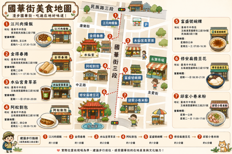 國華街 台南美食 台南火車站住宿推薦